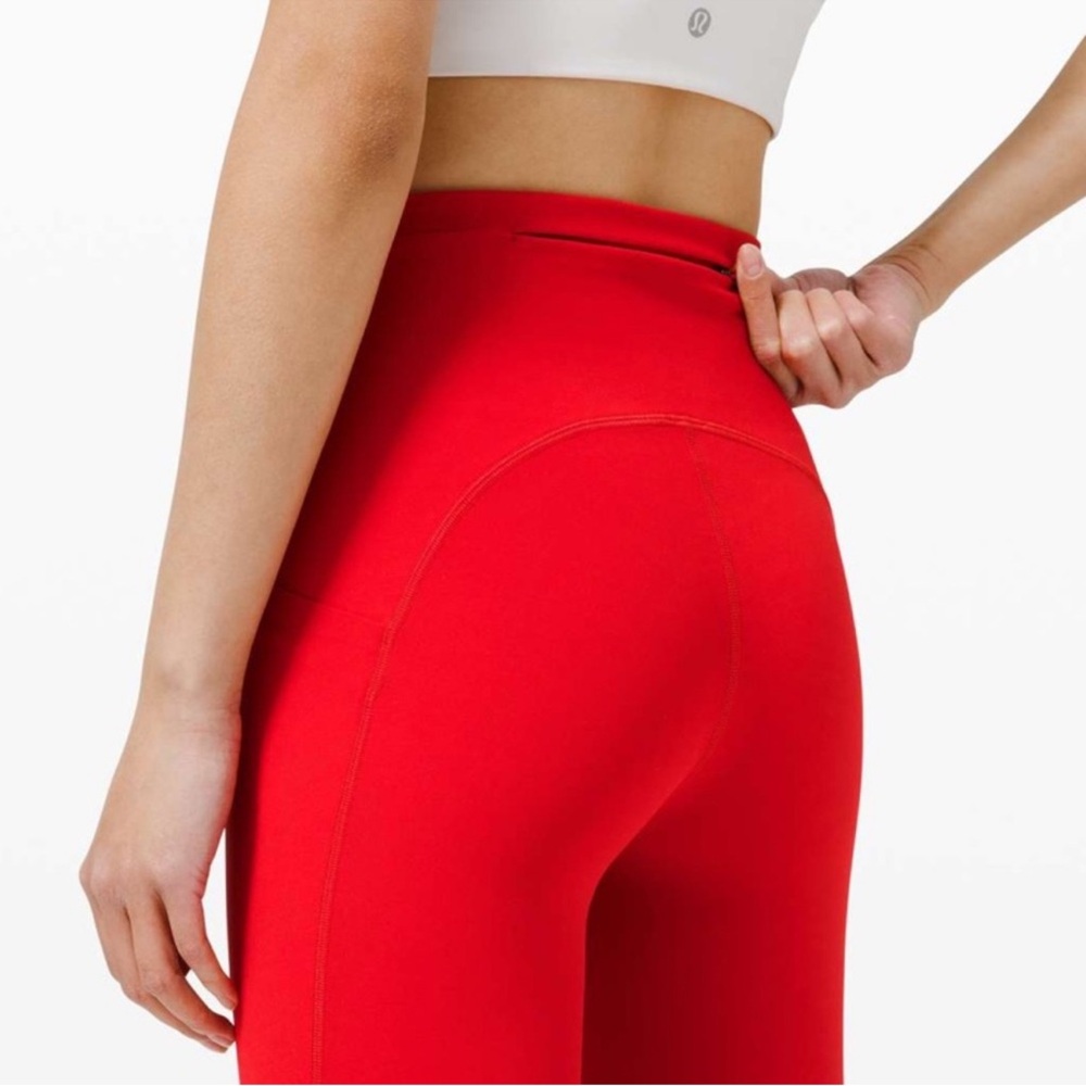 Lululemon Swift Speed High-Rise Tight 28" Dark Red (First Release) size 12